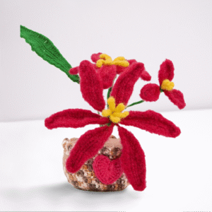 Crochet Tropical Hibiscus Handmade - Image 3