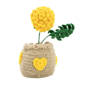 Crochet Buttercup Charm Handmade - Image 1