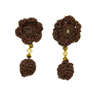 Handmade Crochet Brown Duck Jewelry Set for Kids – Full Accessory Pack - Image 3