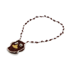 Handmade Crochet Brown Duck Jewelry Set for Kids – Full Accessory Pack - Image 2
