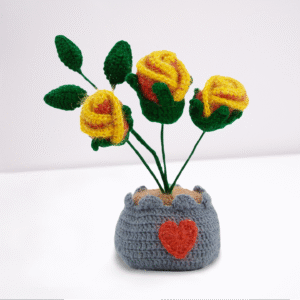 Crochet Cottage Garden Cluster Handmade - Image 3